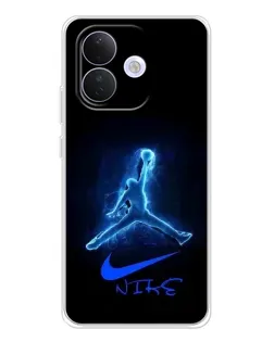 Чехол для Xiaomi Redmi Note 17 Pro с картинкой «Jordan Neon Blue» Чехол для Xiaomi Redmi Note 17 Pro с картинкой «Jordan Neon Blue»