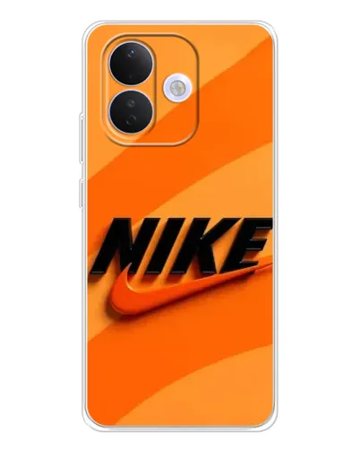 Чехол для Xiaomi Redmi Note 17 Pro с картинкой «Оранжевый драйв Nike»