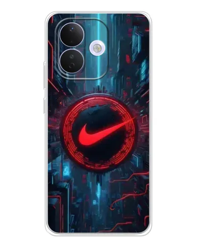 Чехол для Xiaomi Redmi Note 17 Pro с картинкой «Техногенный стиль Nike»