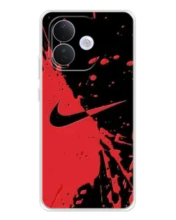 Чохол для Xiaomi Redmi Note 17 Pro з картинкою «Червоні бризки Nike» Чохол для Xiaomi Redmi Note 17 Pro з картинкою «Червоні бризки Nike»