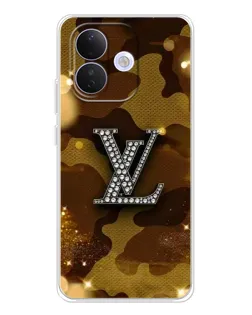 Чохол для Xiaomi Redmi Note 17 Pro з картинкою «Камуфляжний Louis Vuitton»