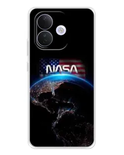 Чехол для Xiaomi Redmi Note 17 Pro с картинкой «Земля из космоса NASA»