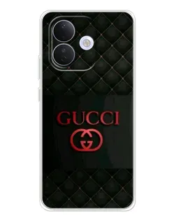 Чехол для Xiaomi Redmi Note 17 Pro с картинкой «Gucci — стеганый черный»