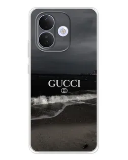 Чехол для Xiaomi Redmi Note 17 Pro с картинкой «Gucci — морской прибой»