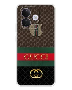 Чехол для Xiaomi Redmi Note 17 Pro с картинкой «Gucci — брендированный десерт»