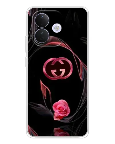 Чехол для Xiaomi Redmi Note 17 Pro с картинкой «Gucci — неоновая роза»