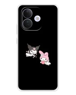 Чохол для Xiaomi Redmi Note 17 Pro з картинкою «My Melody та Kuromi»