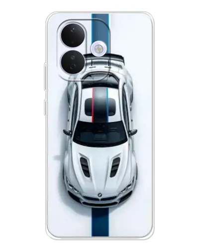 Чехол для Xiaomi Redmi Note 17 Pro с картинкой «Вид сверху — BMW M»