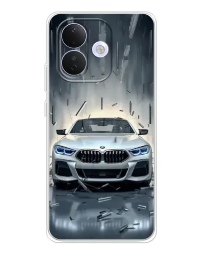Чехол для Xiaomi Redmi Note 17 Pro с картинкой «BMW в свете фар»