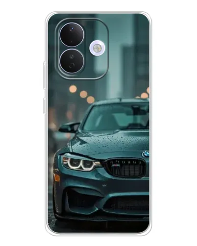 Чехол для Xiaomi Redmi Note 17 Pro с картинкой «BMW в огнях города»