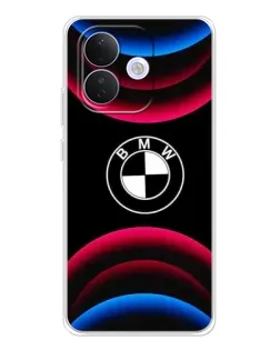 Чехол для Xiaomi Redmi Note 17 Pro с картинкой «Логотип BMW и неоновые дуги» Чехол для Xiaomi Redmi Note 17 Pro с картинкой «Логотип BMW и неоновые дуги»