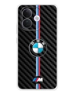 Чехол для Xiaomi Redmi Note 17 Pro с картинкой «Эмблема BMW и карбон» Чехол для Xiaomi Redmi Note 17 Pro с картинкой «Эмблема BMW и карбон»