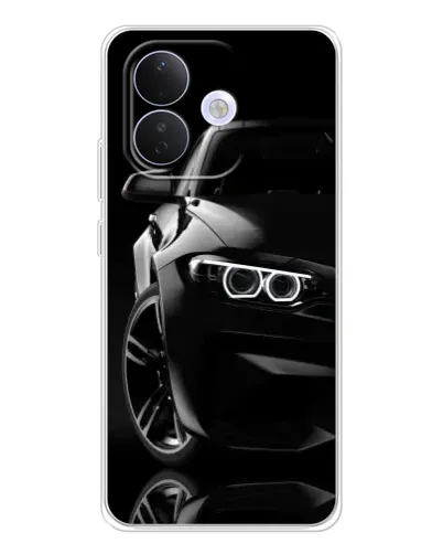 Чехол для Xiaomi Redmi Note 17 Pro с картинкой «Черная BMW — профиль» Чехол для Xiaomi Redmi Note 17 Pro с картинкой «Черная BMW — профиль»