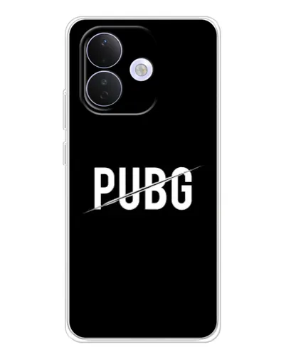 Чехол для Xiaomi Redmi Note 17 Pro с картинкой «PUBG — белый логотип»