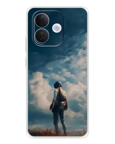 Чехол для Xiaomi Redmi Note 17 Pro с картинкой «Герой PUBG на скале»