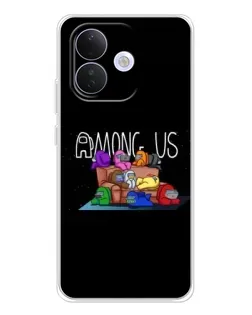 Чехол для Xiaomi Redmi Note 17 Pro с картинкой «Логотип Among Us»