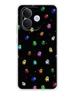 Чехол для Xiaomi Redmi Note 17 Pro с картинкой «Экипаж Among Us» Чехол для Xiaomi Redmi Note 17 Pro с картинкой «Экипаж Among Us»