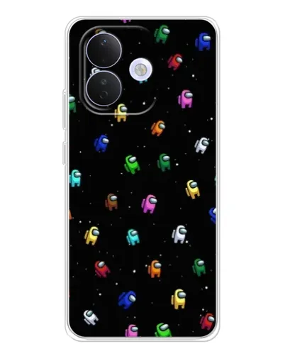 Чехол для Xiaomi Redmi Note 17 Pro с картинкой «Экипаж Among Us»