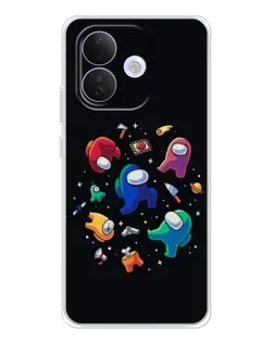 Чехол для Xiaomi Redmi Note 17 Pro с картинкой «Among Us космос» Чехол для Xiaomi Redmi Note 17 Pro с картинкой «Among Us космос»