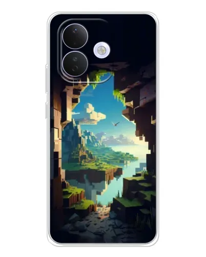 Чехол для Xiaomi Redmi Note 17 Pro с картинкой «Вид из пещеры»