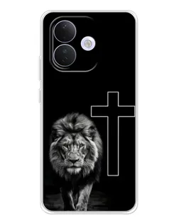 Чехол для Xiaomi Redmi Note 17 Pro с картинкой «Лев и Крест» Чехол для Xiaomi Redmi Note 17 Pro с картинкой «Лев и Крест»