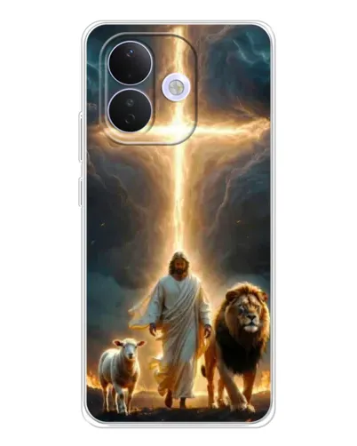 Чехол для Xiaomi Redmi Note 17 Pro с картинкой «Лев Иуды и Свет» Чехол для Xiaomi Redmi Note 17 Pro с картинкой «Лев Иуды и Свет»