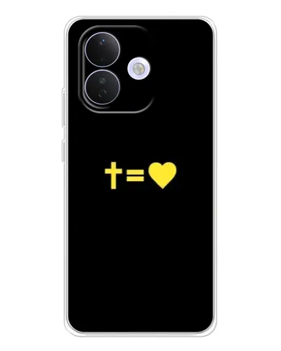Чехол для Xiaomi Redmi Note 17 Pro с картинкой «Сердце и Крест» Чехол для Xiaomi Redmi Note 17 Pro с картинкой «Сердце и Крест»