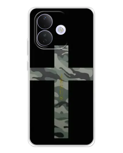Чехол для Xiaomi Redmi Note 17 Pro с картинкой «Милитари Крест» Чехол для Xiaomi Redmi Note 17 Pro с картинкой «Милитари Крест»