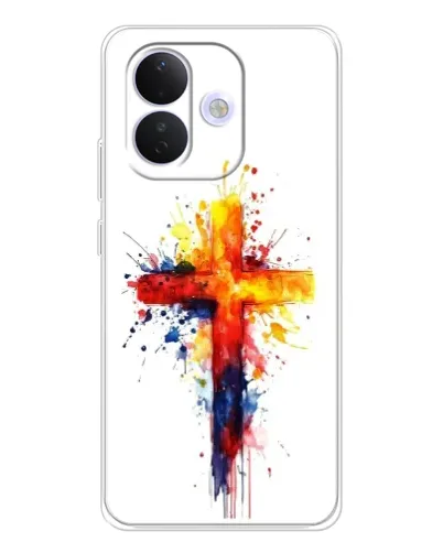 Чехол для Xiaomi Redmi Note 17 Pro с картинкой «Акварельный крест» Чехол для Xiaomi Redmi Note 17 Pro с картинкой «Акварельный крест»