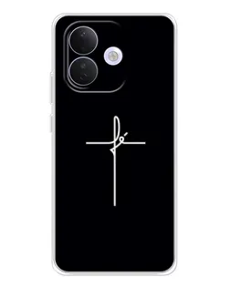 Чехол для Xiaomi Redmi Note 17 Pro с картинкой «Тонкий крест» Чехол для Xiaomi Redmi Note 17 Pro с картинкой «Тонкий крест»