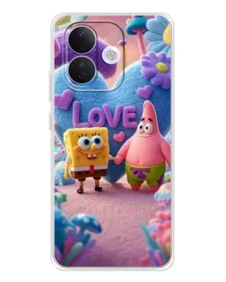 Чохол для Xiaomi Redmi Note 17 Pro з картинкою «Губка Боб Патрік»