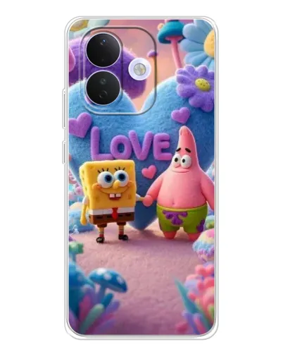 Чехол для Xiaomi Redmi Note 17 Pro с картинкой «Губка Боб Патрик»
