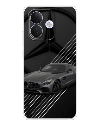 Чехол для Xiaomi Redmi Note 17 Pro с картинкой «Mercedes AMG — графика»