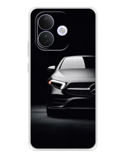 Чехол для Xiaomi Redmi Note 17 Pro с картинкой «Свет фар Mercedes»