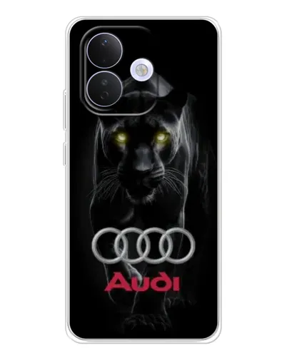 Чехол для Xiaomi Redmi Note 17 Pro с картинкой «Пантера и Audi»
