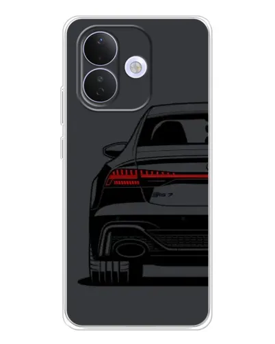 Чехол для Xiaomi Redmi Note 17 Pro с картинкой «Задняя часть Audi — арт»