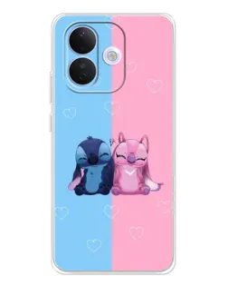 Чохол для Xiaomi Redmi Note 17 Pro з картинкою «Stitch та Angel Love»