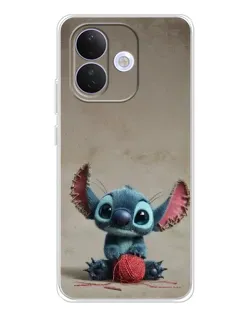 Чохол для Xiaomi Redmi Note 17 Pro з картинкою «Стіч на чоричневому фоні»