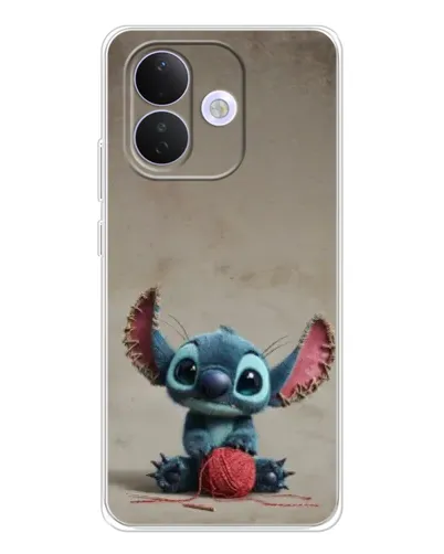 Чохол для Xiaomi Redmi Note 17 Pro з картинкою «Стіч на чоричневому фоні»