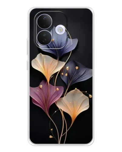 Чехол для Xiaomi Redmi Note 17 Pro с картинкой «Лиловые цветы грации»