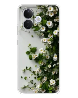 Чохол для Xiaomi Redmi Note 17 Pro з картинкою «Гілка дрібних білих квітів»