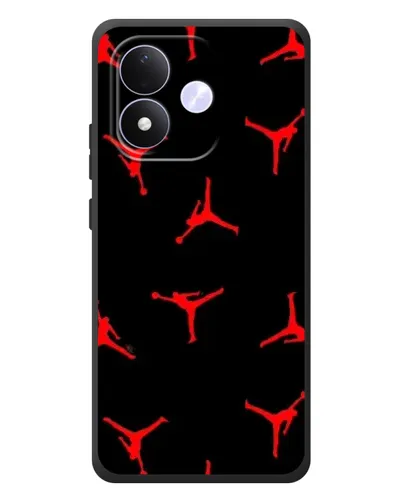 Чохол для Xiaomi Redmi Note 17 з картинкою «Jordan Red Pattern» Чохол для Xiaomi Redmi Note 17 з картинкою «Jordan Red Pattern»