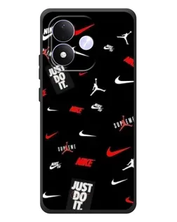 Чохол для Xiaomi Redmi Note 17 з картинкою «Nike Mix Pattern»