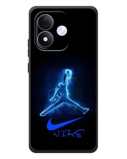 Чохол для Xiaomi Redmi Note 17 з картинкою «Jordan Neon Blue»