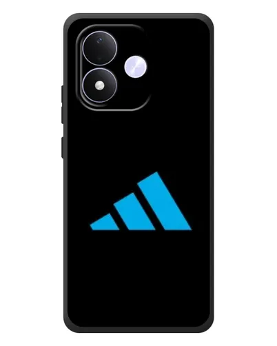 Чехол для Xiaomi Redmi Note 17 с картинкой «Adidas Cyan Logo»