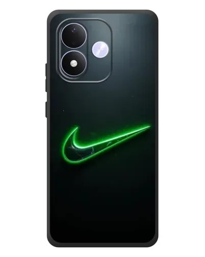 Чехол для Xiaomi Redmi Note 17 с картинкой «Неоновый контур Nike»