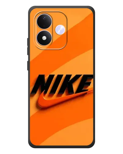 Чехол для Xiaomi Redmi Note 17 с картинкой «Оранжевый драйв Nike»