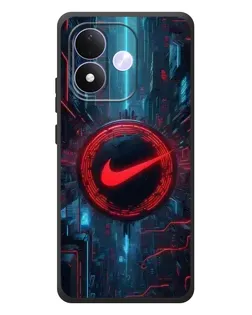 Чехол для Xiaomi Redmi Note 17 с картинкой «Техногенный стиль Nike»