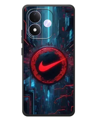 Чехол для Xiaomi Redmi Note 17 с картинкой «Техногенный стиль Nike»