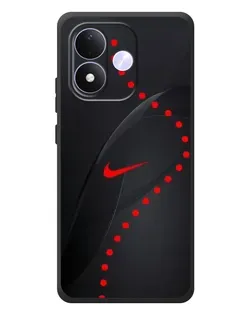 Чехол для Xiaomi Redmi Note 17 с картинкой «Абстрактный дизайн Nike»